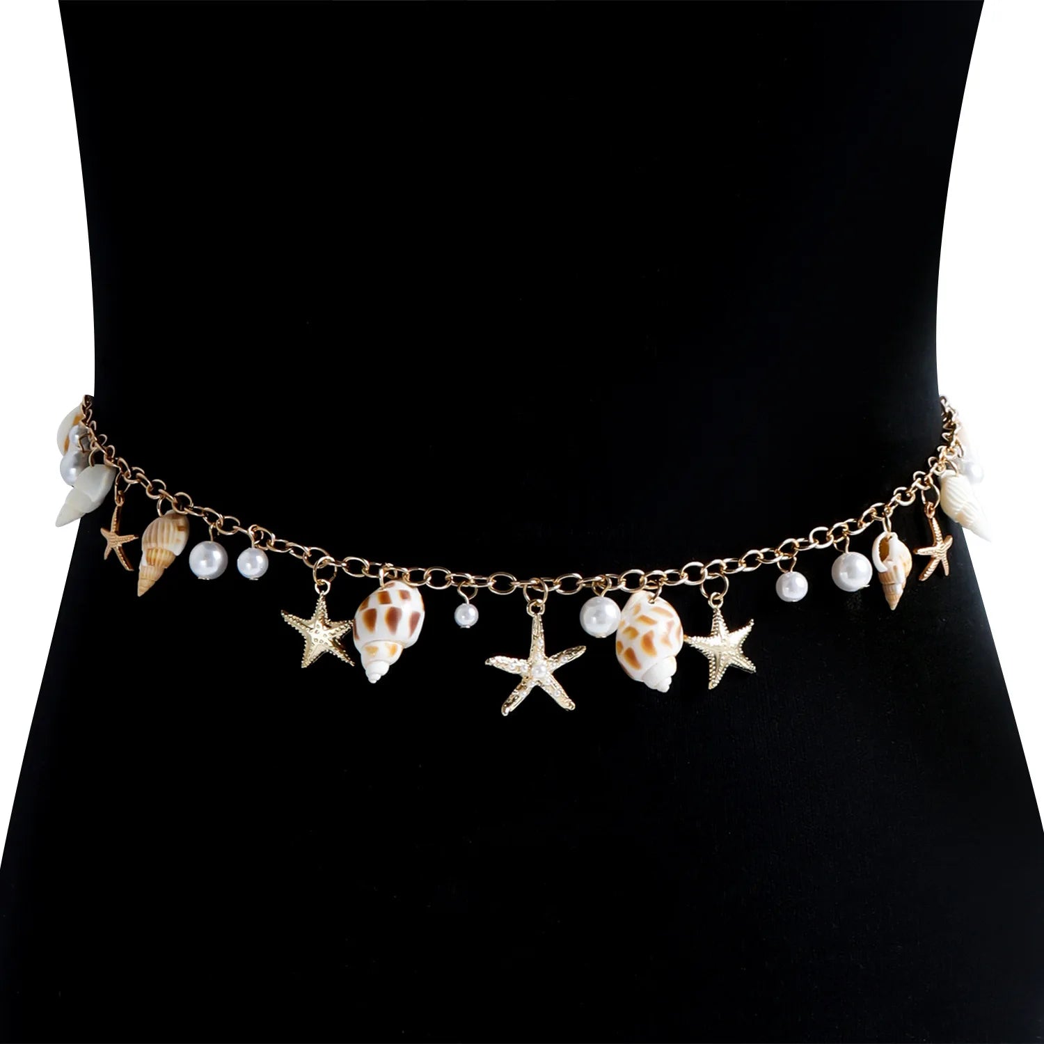 Bohemian Summer Beach Shell Waist Chain Jewelry - Smarsty