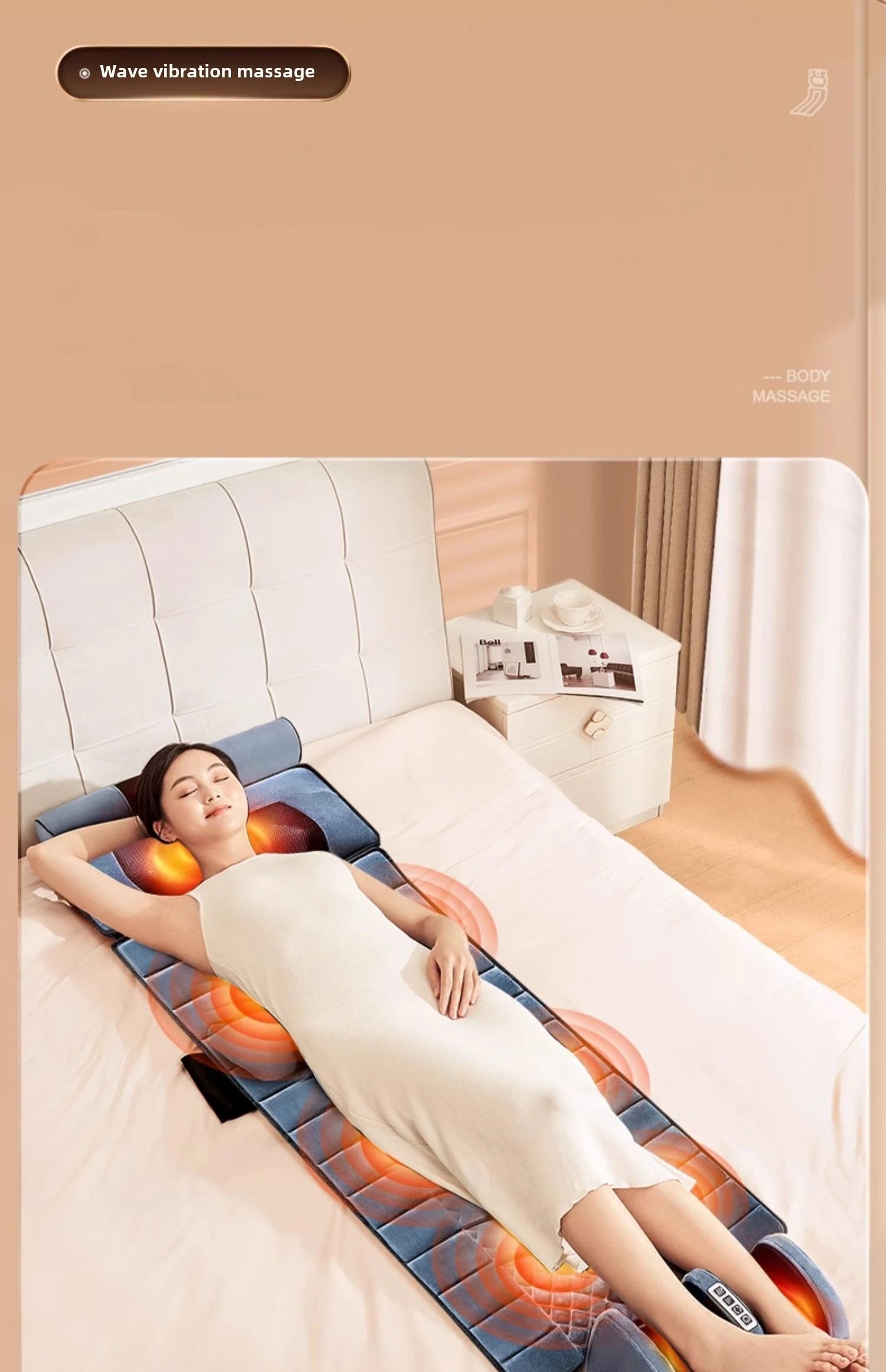 Full Body Massage Pad with 10 Zone Vibration Relief - Smarsty