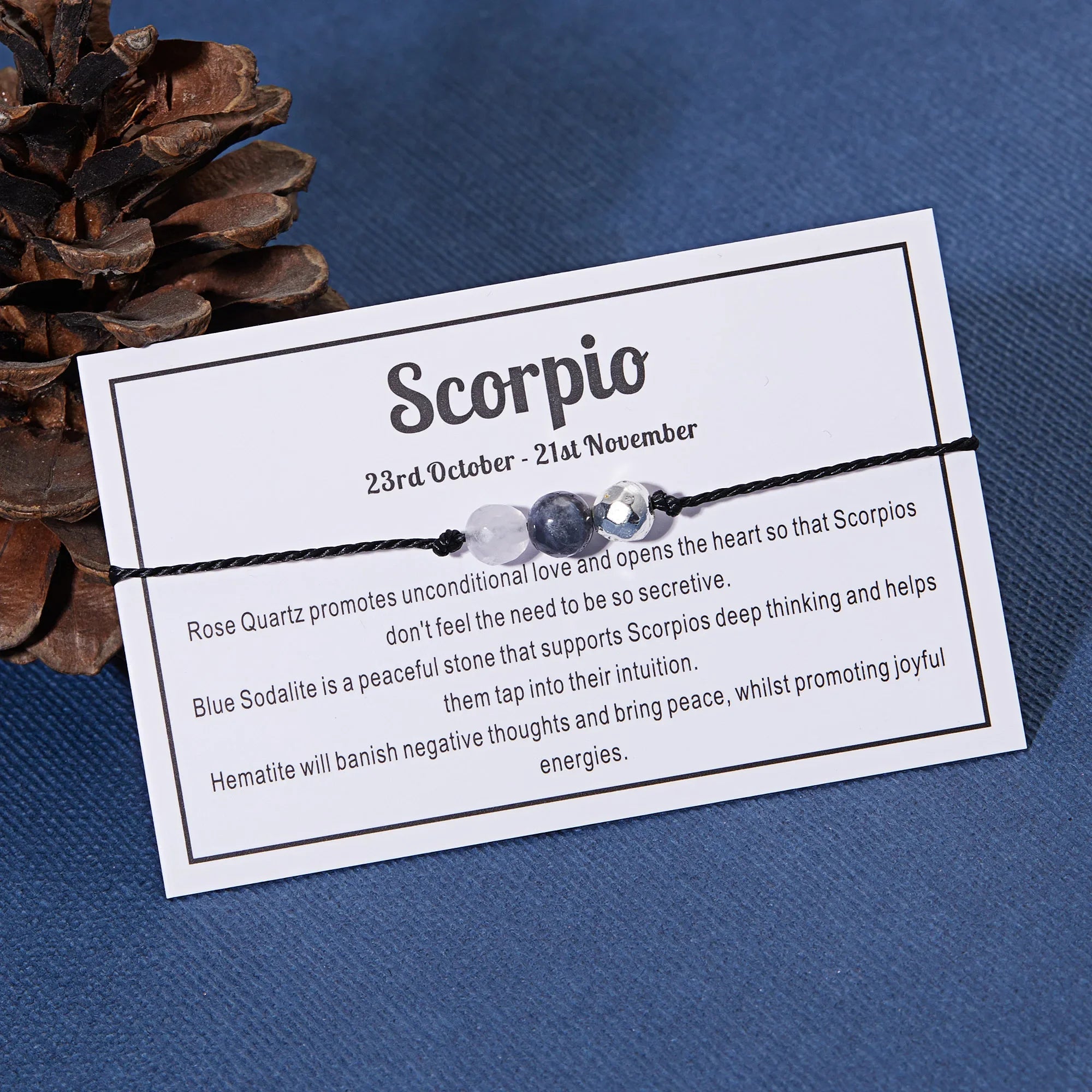 12 Constellation Natural Stone Beads Bracelets for Zodiac Signs - Smarsty