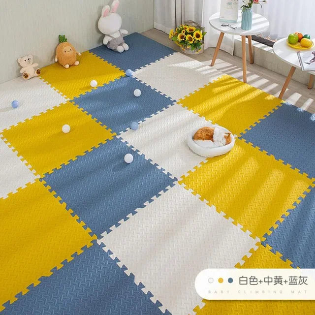 16pcs Foam Baby Play Mat Puzzle Mat Kids Interlocking Exercise Tiles Rugs Puzzle Floor Tiles Toy Carpet Soft Carpet 30*30*1cm by Smarsty