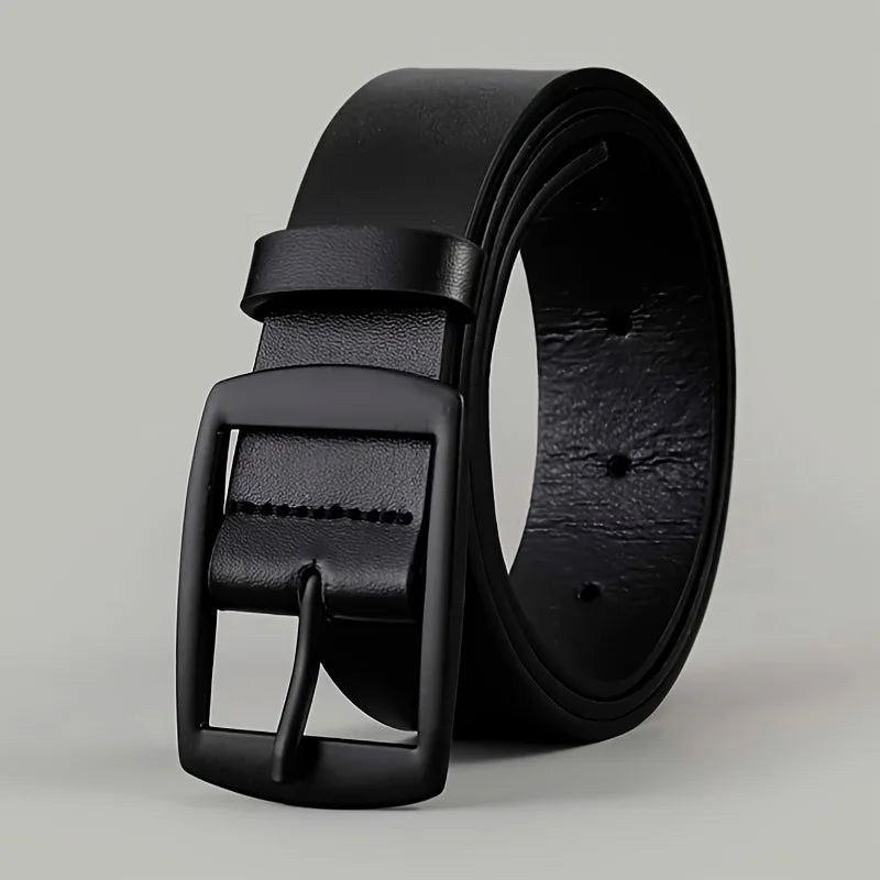 Luxury PU Leather Belt for Men Metal Buckle - Smarsty
