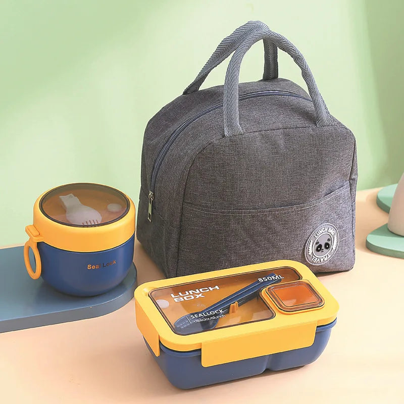 Insulated Lunch Box Bag Portable Thickened For Students - Smarsty