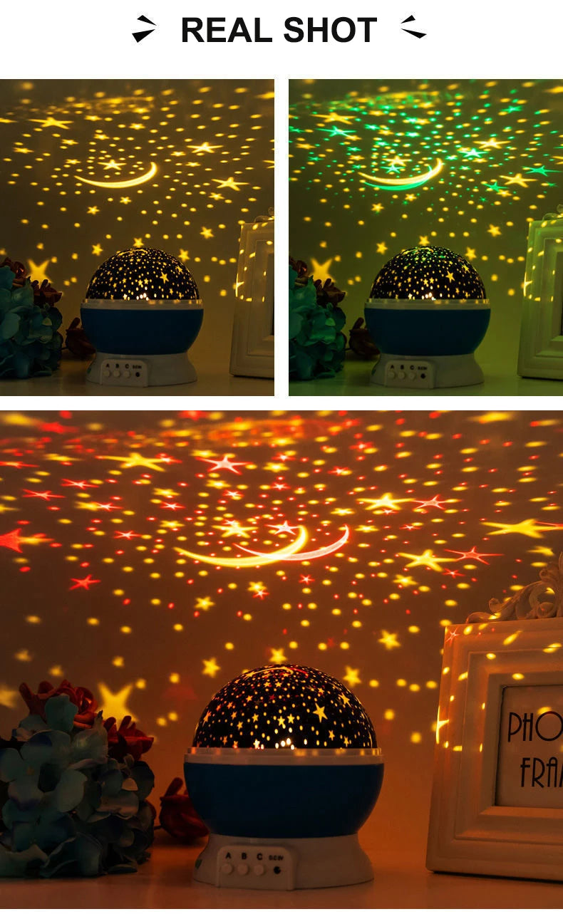 Starry Sky Projector Night Light for Baby Nursery - Smarsty