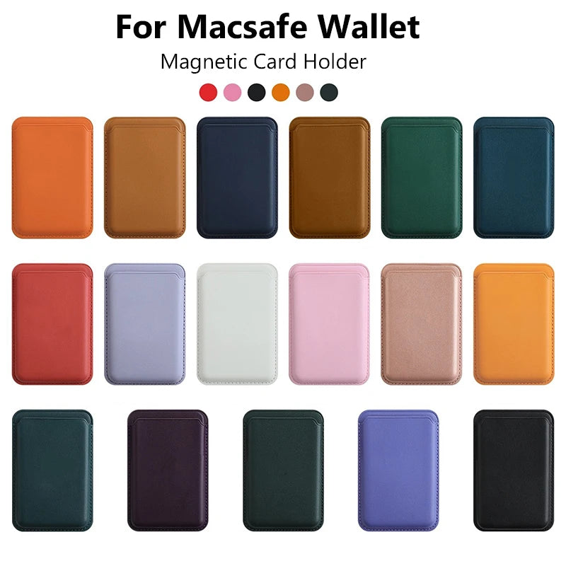 MagSafe Leather Wallet Case With Card Holder For iPhone - Smarsty