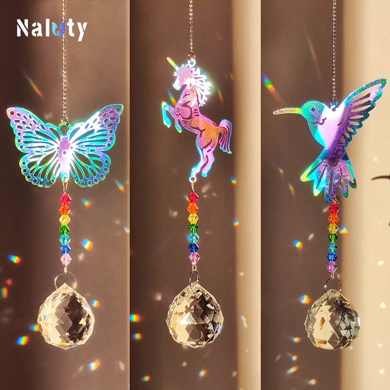 Colorful Crystal Pendant Suncatcher for Home Decoration - Smarsty
