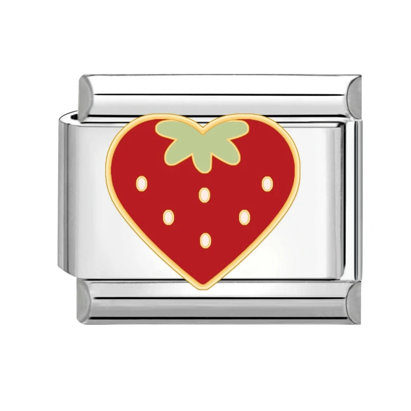 Italian Stainless Steel Charm Links For 9mm Bracelets - Smarsty