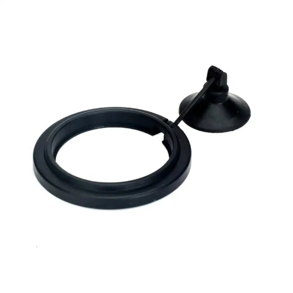 Black Aquarium Feeding Ring with High Capacity Design - Smarsty
