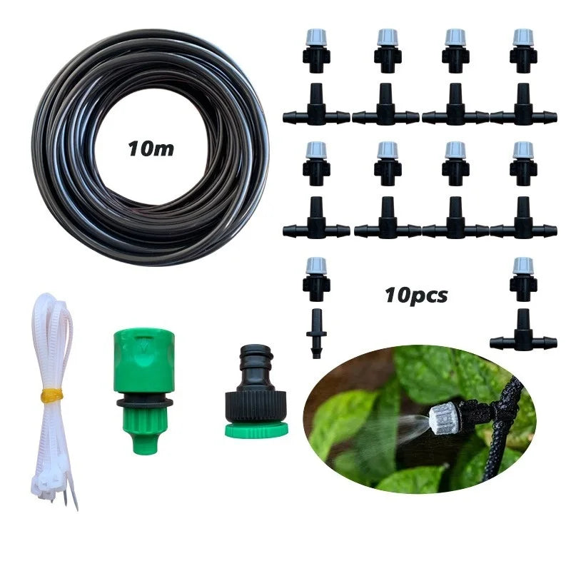 DIY Irrigation Sprayer System with 10 Misting Nozzles - Smarsty