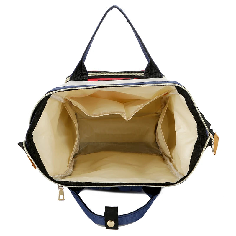 New Fashion Oxford Multi Functional Wear Resistant Insulation Large Capacity Zipper Mommy Bag Backpack for Travel