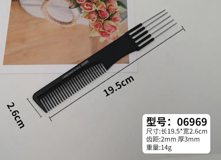 Professional Stainless Steel Hair Tail Comb for Salon Styling - Smarsty