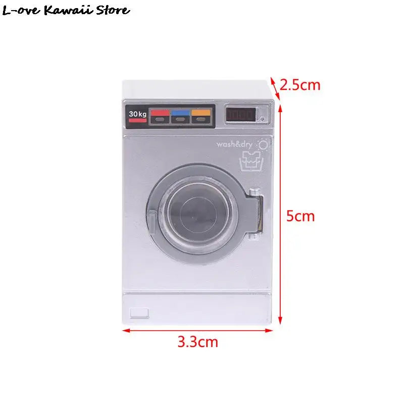 Miniature Dollhouse Furniture Set For Dolls House Mini Toy Kit Accessories TV Kitchen Home Fridge Kids Pretend Play Diy Figurine by Smarsty