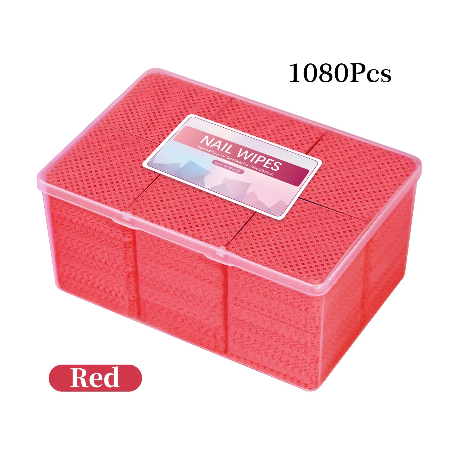 1080pcs Boxed Nail Art Lint-Free Eyelash Glue Wipes Paper Gel Polish Remover Clean Glue Cotton Pads Beauty Cleaning Tools - Smarsty