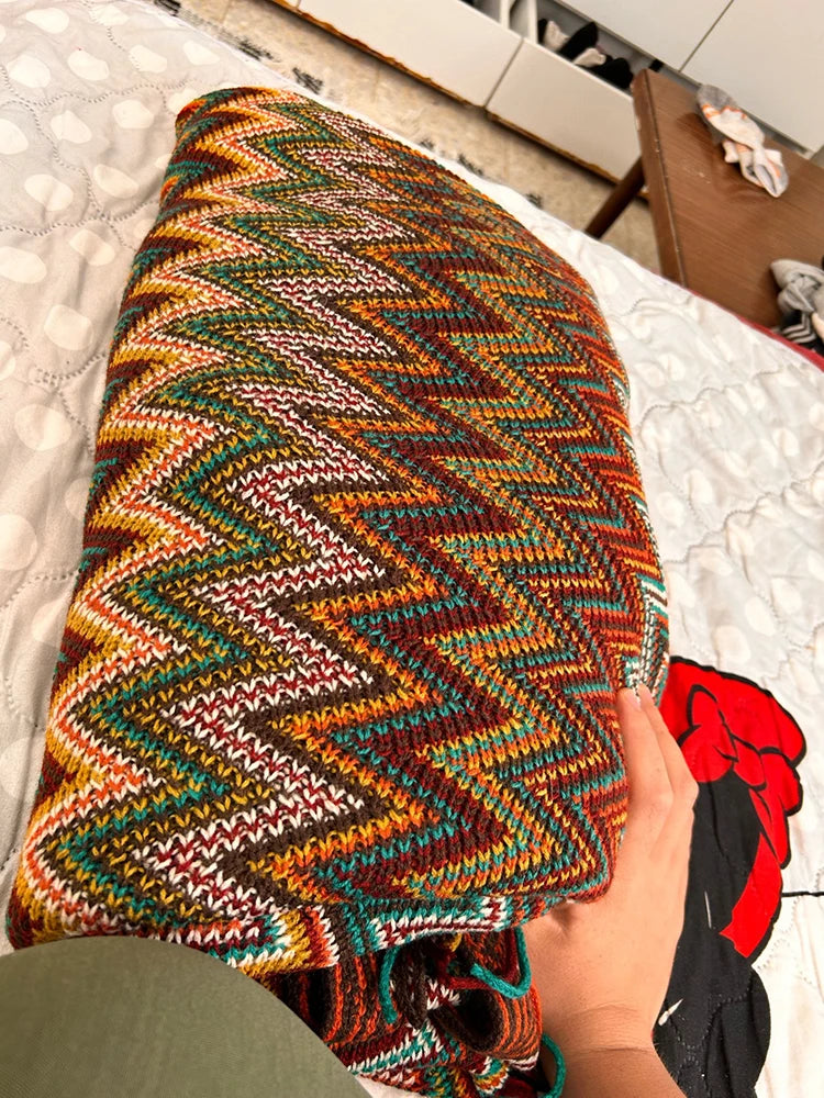 Boho Aztec Throw Blanket for Stylish Home Decor - Smarsty