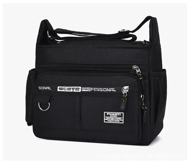Mens Messenger Bag Crossbody Satchel Waterproof Oxford - Smarsty