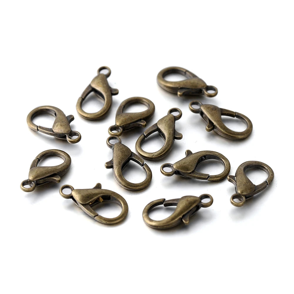 100pcs Lobster Clasps Jewelry Findings for DIY Making - Smarsty