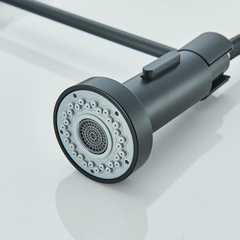 Matte Black Kitchen Faucet With Single Handle Design - Smarsty