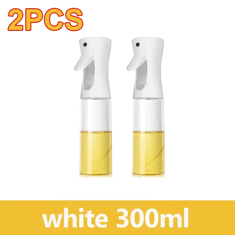 200/300/500ml Oil Spray Bottle BBQ Cooking Olive Oil Sprayer Plastic Baking Oil Spray Empty Bottle Vinegar Bottle Or Oil brush - Smarsty