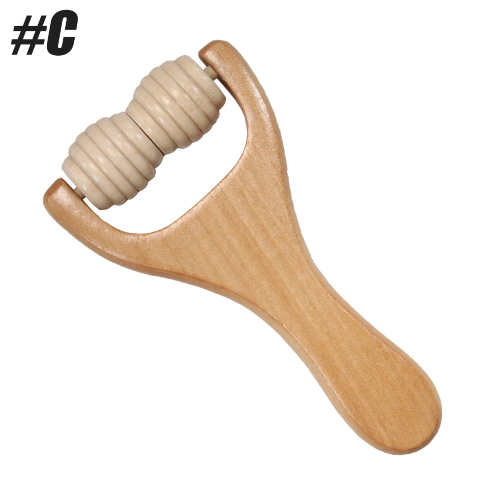 Natural Wood Massage Roller for Full Body Relief - Smarsty