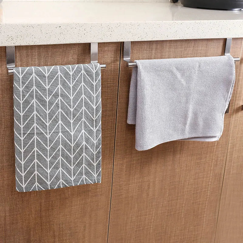 Stainless Steel Over Door Towel Rack for Space Saving - Smarsty