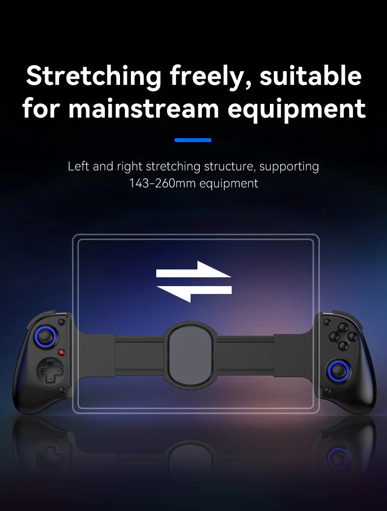 Telescopic Wireless Gamepad Controller for Switch and Mobile Gaming - Smarsty