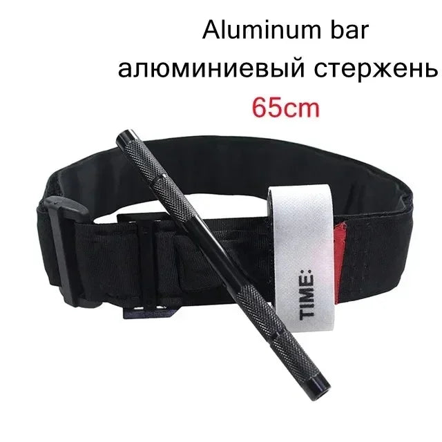 Tactical First Aid Rotary Pressure Aluminum Rod Tourniquet Hiking Militar Outdoor Camping Survival Gear Molle Rescue Tools - Smarsty