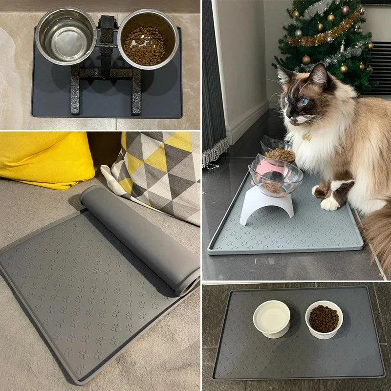 Waterproof Pet Placemat for Easy Feeding Cleanup - Smarsty