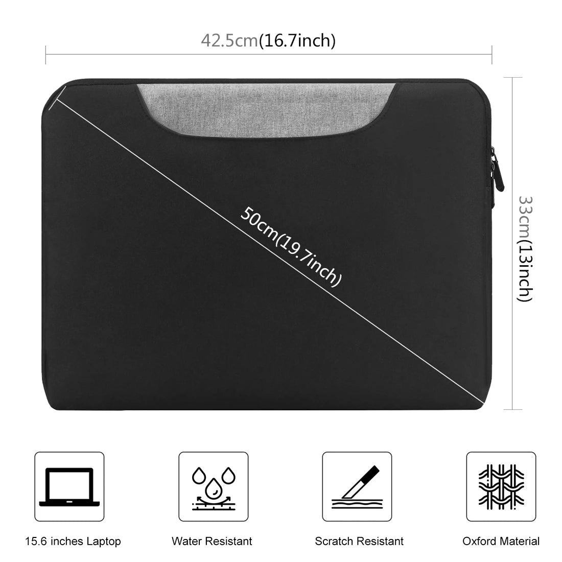 Lightweight Nylon Crossbody Laptop Bag 13 To 16 Inch