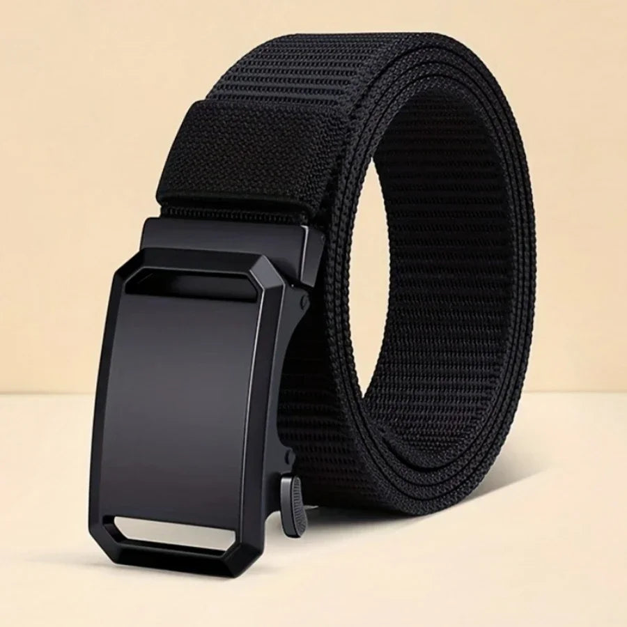 Canvas Tactical Belt For Men With Automatic Buckle - Smarsty