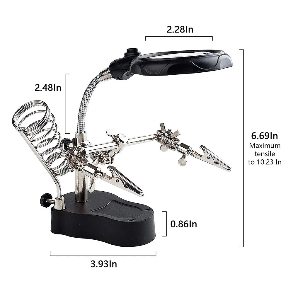 High Definition Welding Magnifier with LED Light - Smarsty