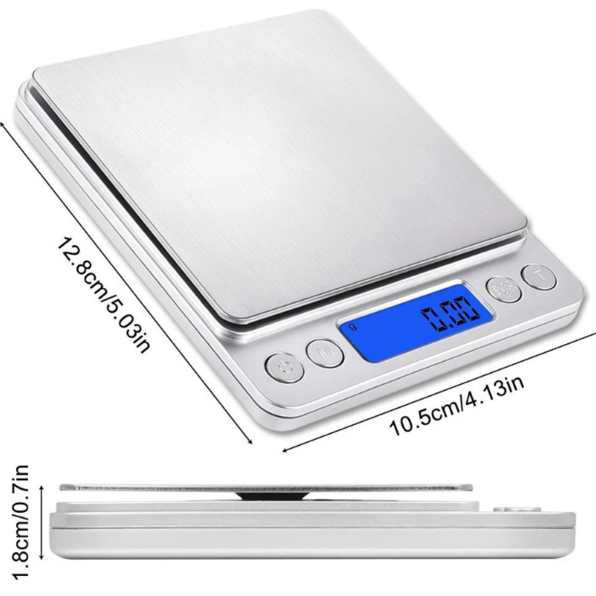 Digital Kitchen Scale with High Precision LCD Display - Smarsty