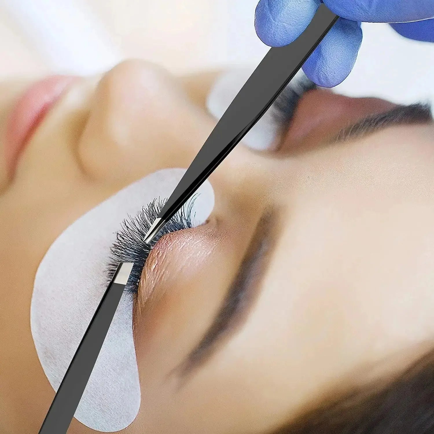 Colorful Stainless Steel Eyebrow Tweezers for Precision Hair Removal - Smarsty