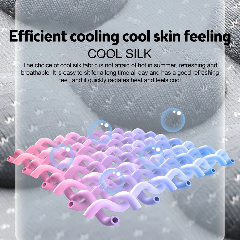 Ice Silk Car Seat Cover Cooling Cushion For Summer Comfort - Smarsty
