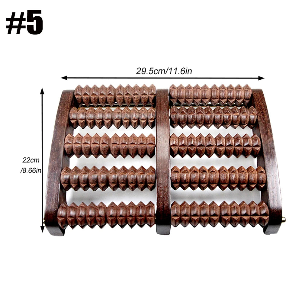 Wooden Foot Roller for Plantar Fasciitis Relief - Smarsty