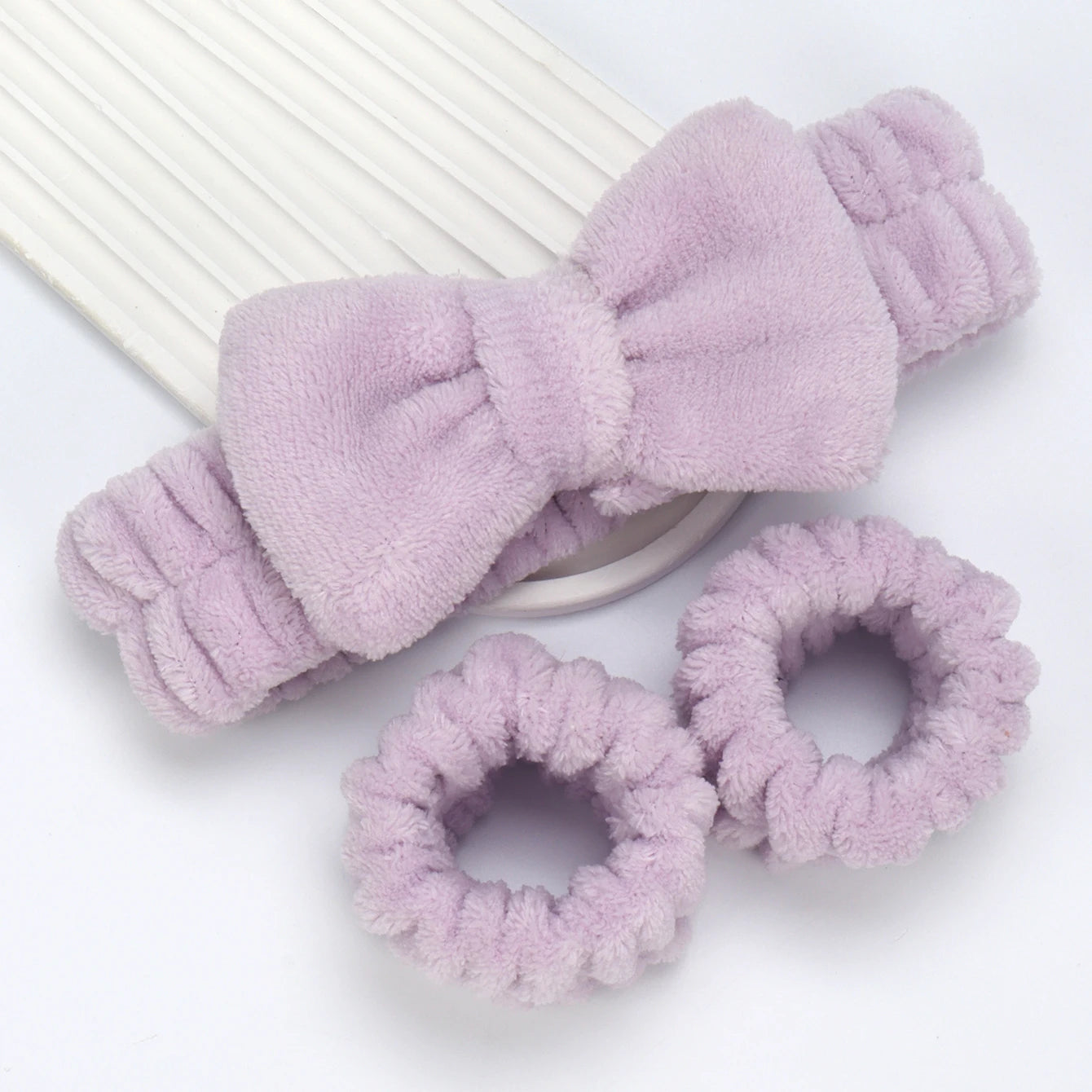 3 Piece Spa Headband Set for Makeup and Face Washing - Smarsty