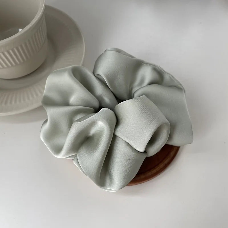 Satin Scrunchies Hair Accessories Gentle Soft Hold Premium - Smarsty