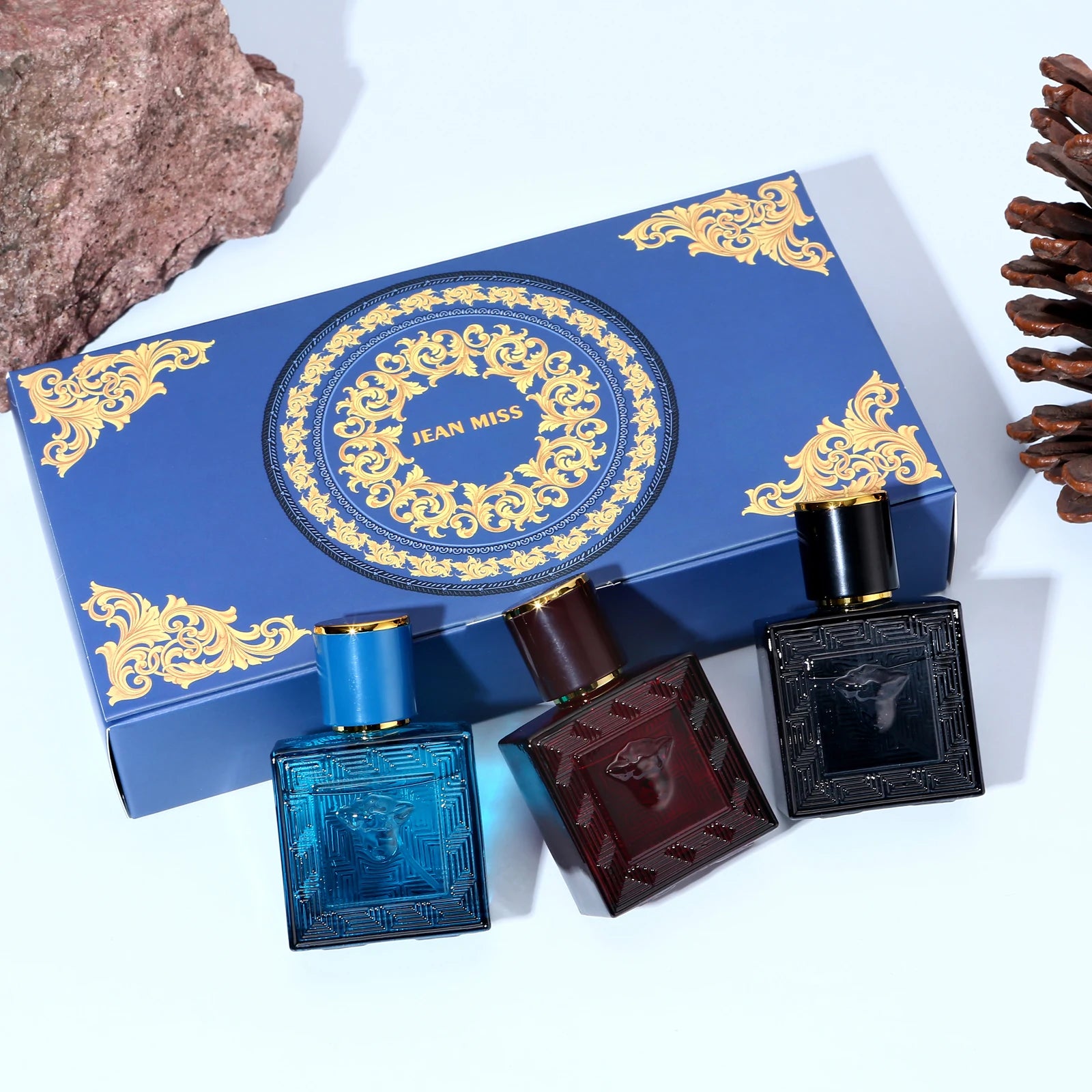 2025new 30ML*3 Perfume Luxury Gift Set Woman Fresh Cologne Woody Eau De Toilette Parfume Floral Scent Lasting Pheromone - Smarsty