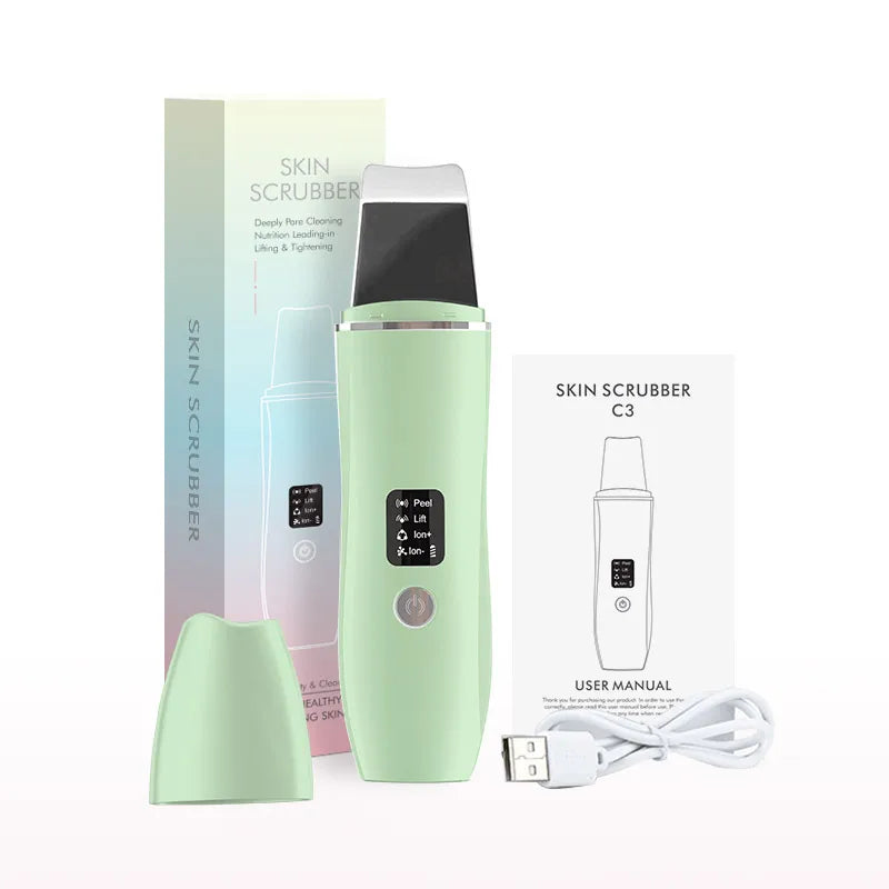 Ultrasonic Skin Scrubber Deep Cleansing Blackhead Remover - Smarsty