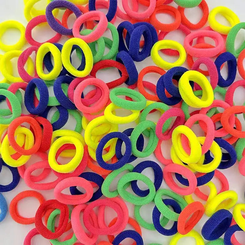Colorful Nylon Hair Bands For Girls Elastic Gentle Hold - Smarsty