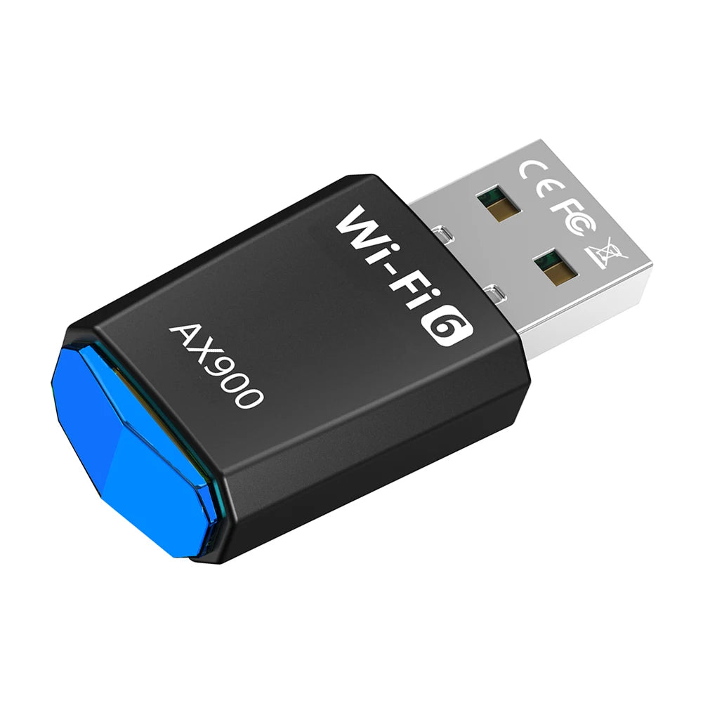 AX900 Driver-Free Wireless Network Card Dual-Band USB Network Card 900Mbps USB WiFi Dongle 2.4G&5GHz for Laptop Windows 7 10 11