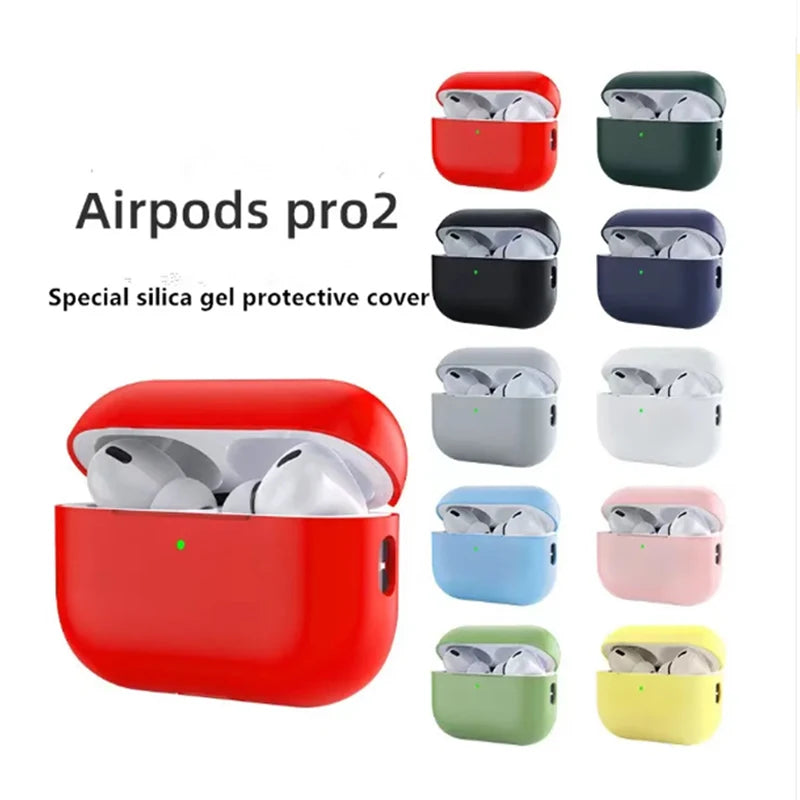 Silicone Cover Case for AirPods Pro 2 Ultra-Thin Design - Smarsty