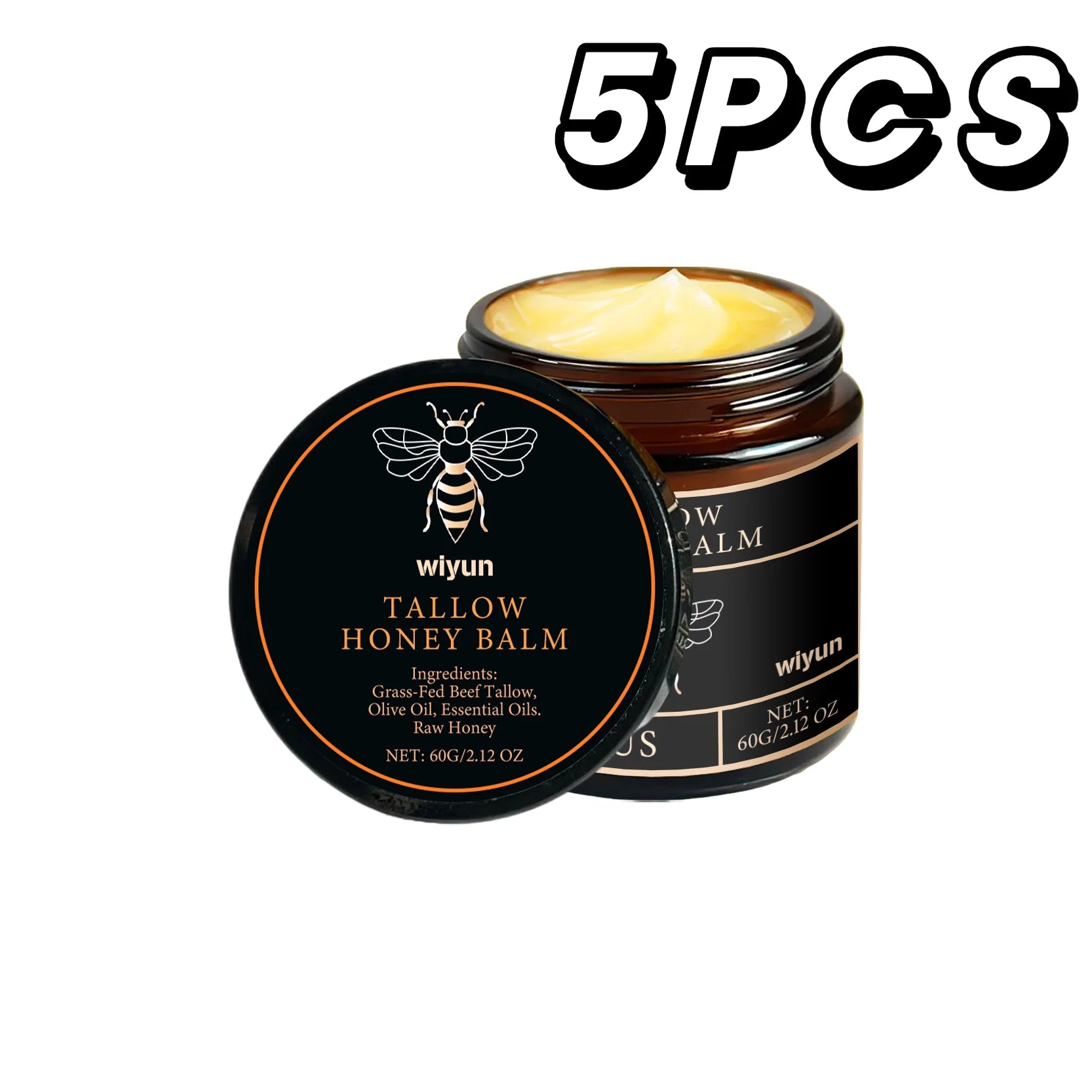Tallow Honey Cream Hydrating Moisturizer for Elasticity - Smarsty