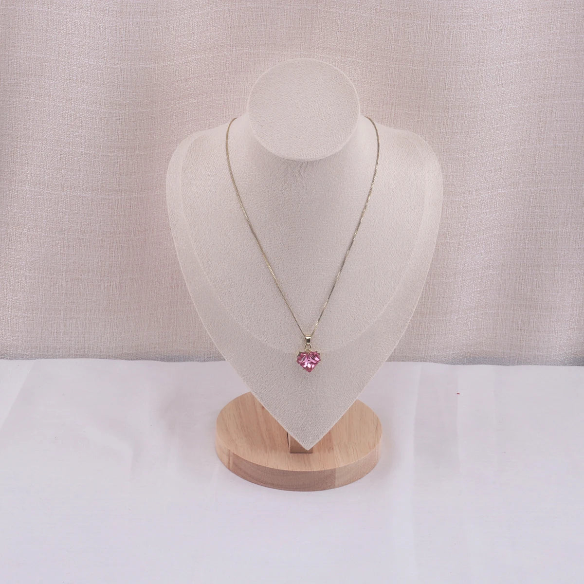 Velvet Jewelry Display Stand for Necklaces and Pendants - Smarsty