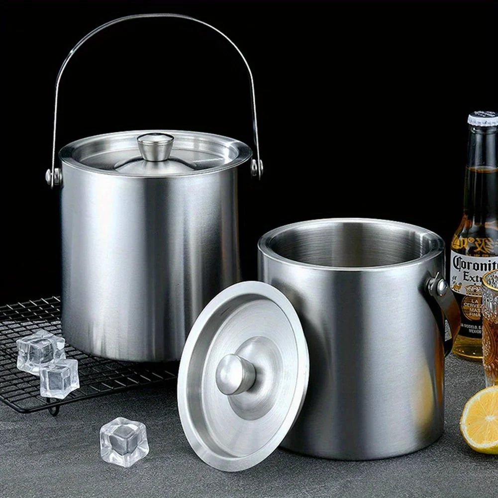 Stainless Steel Insulated Ice Bucket for Parties - Smarsty