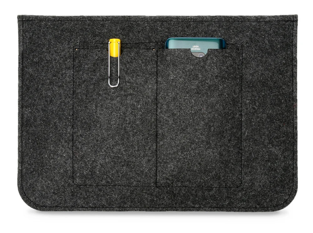 Wool Felt Laptop Sleeve 11 To 15.6 Inch With Mousepad