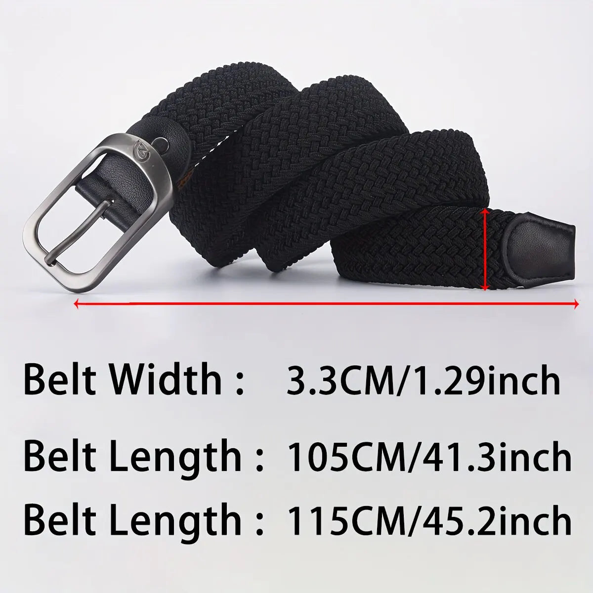 Unisex Woven Elastic Belt Casual Outdoor Sports - Smarsty