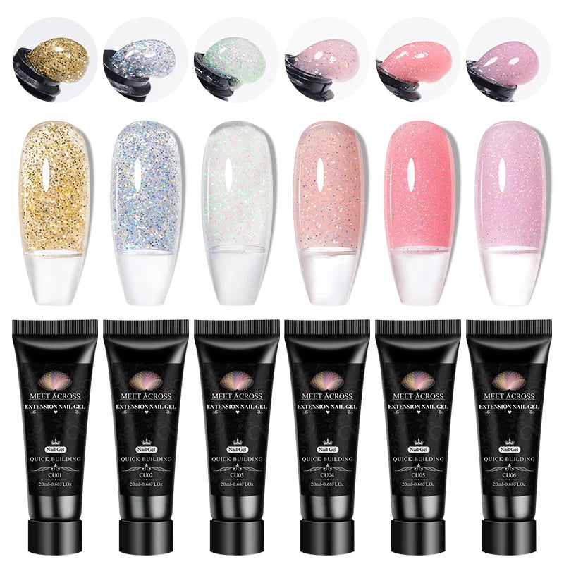 Nail Extension Gel Polish Set for Stunning Manicures - Smarsty