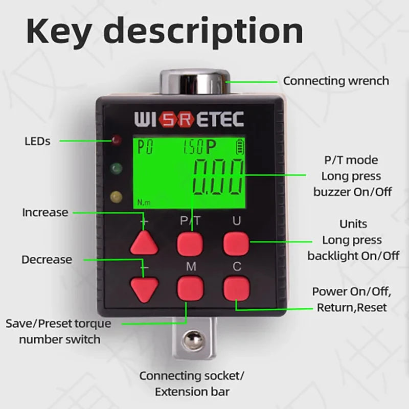 Digital Torque Meter for Accurate Tightening Control - Smarsty