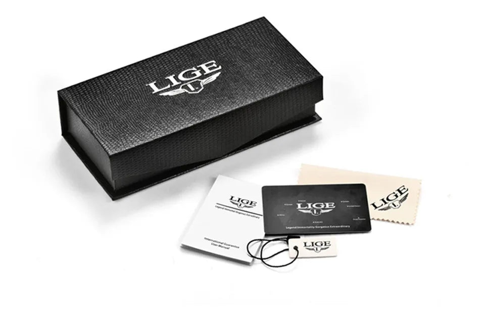 LIGE Luxury Waterproof Diver Watch for Men - Smarsty