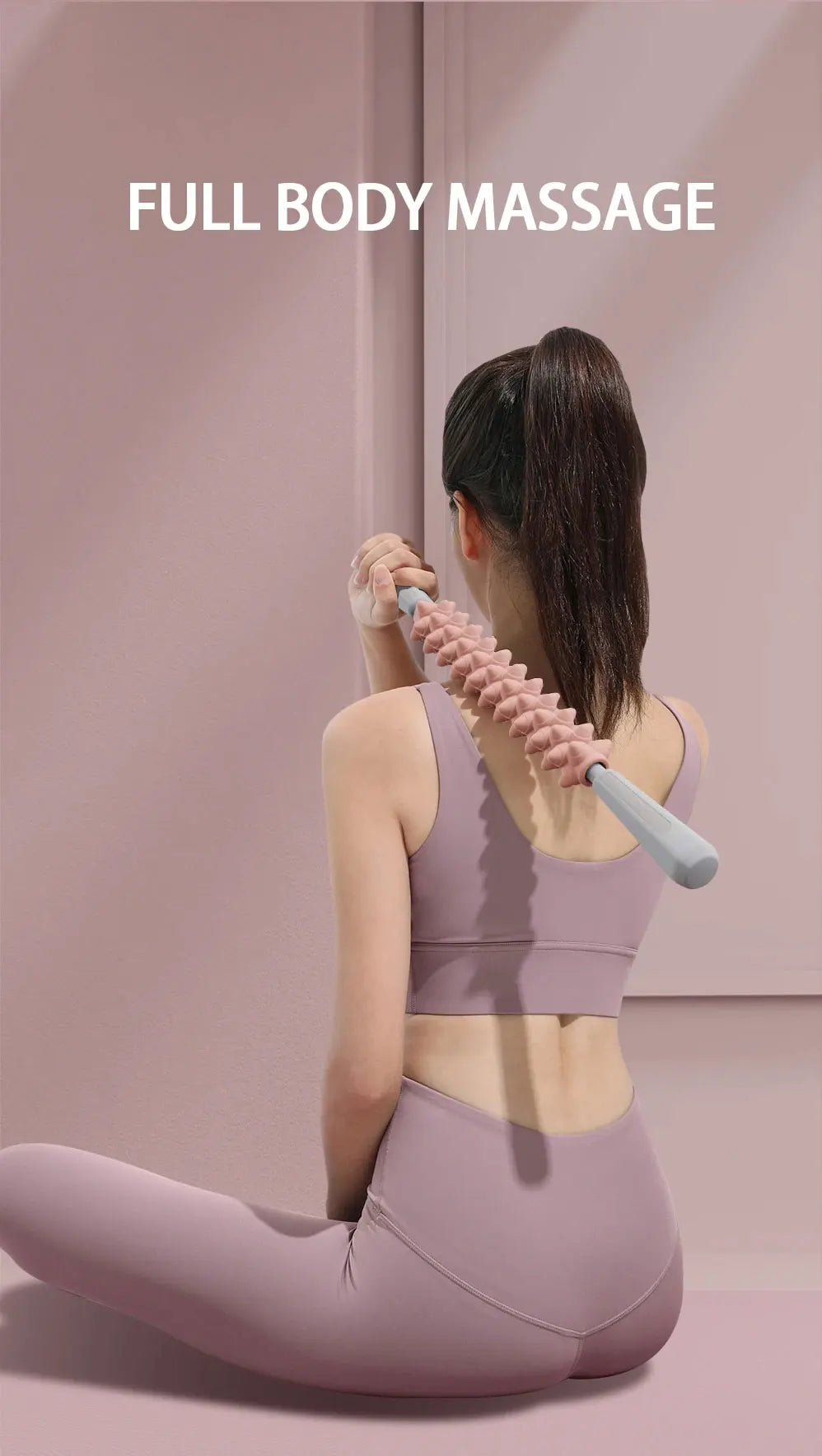 Yoga Massage Stick for Muscle Relaxation and Recovery - Smarsty