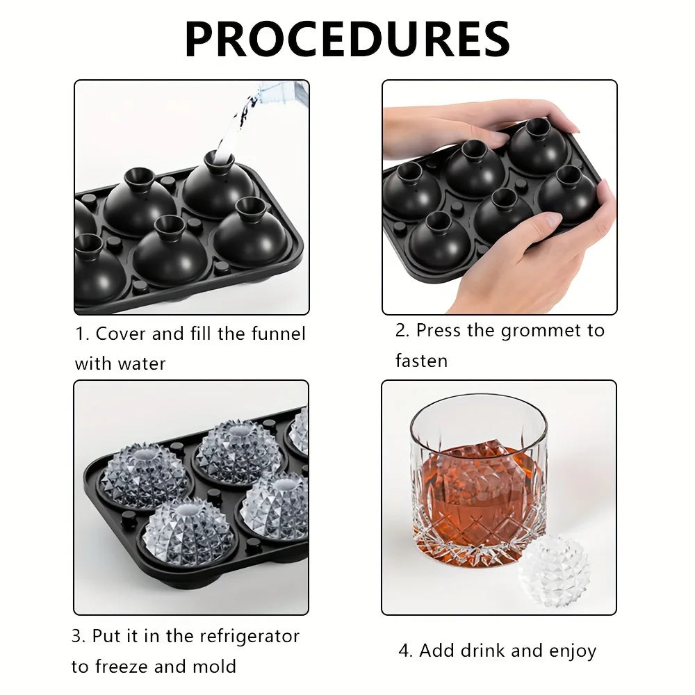 Easy Release Silicone Ice Cube Tray for Perfect Drinks - Smarsty